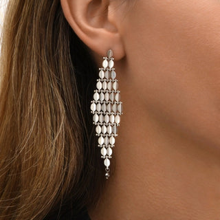 Satellite - Medium Kite Mesh Earrings