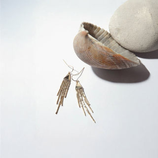 Iwona Ludyga Designs - Serpent Fringe Earrings