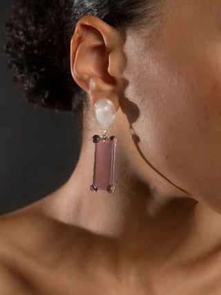 Keane - Prong Set Drop Earrings
