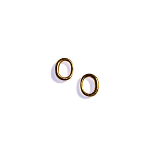 K/ller Collection - Small Ellipse Studs Brass