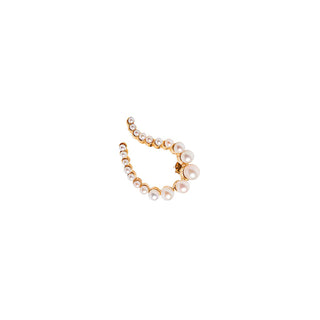 Beatriz Palacios - Bandage Pearl Earring - Right Ear