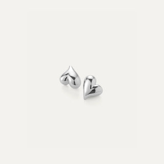 Jenny Bird - Art Heart Button Earrings