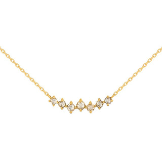 Celine Daoust - Twisted Rose Cut Diamonds Necklace