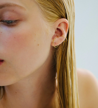 Saskia Diez - Wire Double Ear Cuff