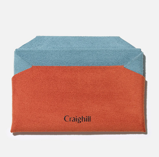 Craighill - Batten Card Wallet - Sky and Orange