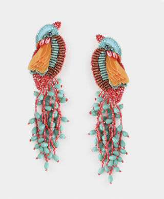 Olivia Dar - Kingfisher Earrings (mint)