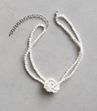 Saskia Diez - Mop Holiday Knot Necklace Choker