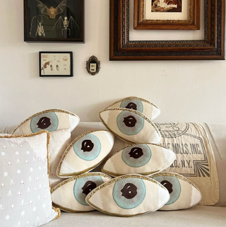 Skippy Cotton - Evil Eye Pillow